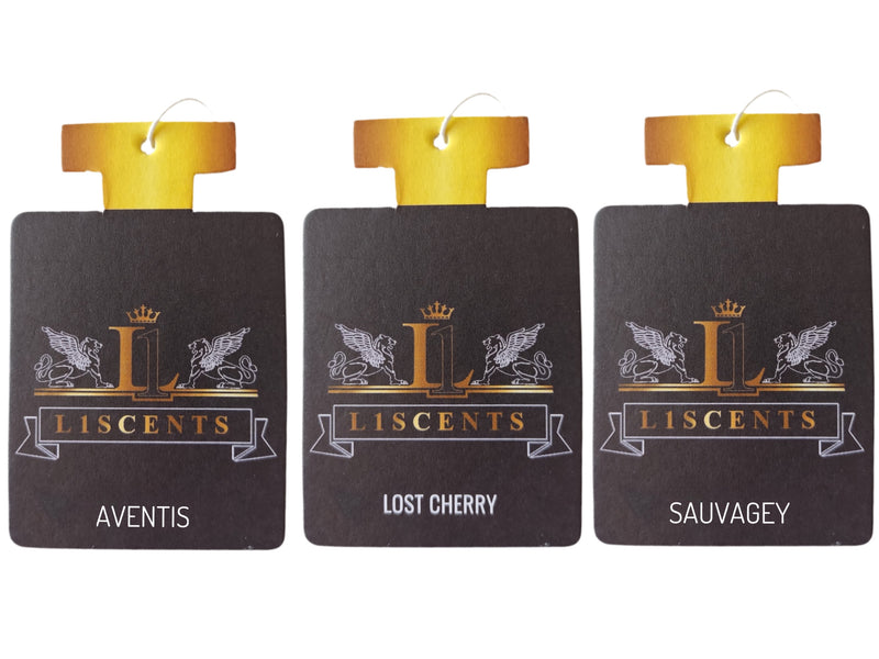 Card air freshener set of 3 (FREE DELIVERY)
